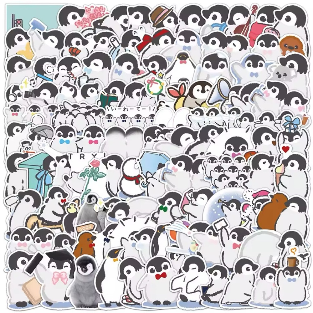 Cute Penguin Sticker Sets